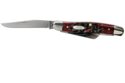 Case Medium Stockman Crimson Red Peach Seed Jigged Bone, 27382, 6318 SS Pocket Knife 7 Case Medium Stockman Crimson Red Peach Seed Jigged Bone, 27382, 6318 SS Pocket Knife -Victorinox Store CE27382 03 case