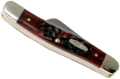 Case Medium Stockman Crimson Red Peach Seed Jigged Bone, 27382, 6318 SS Pocket Knife 8 Case Medium Stockman Crimson Red Peach Seed Jigged Bone, 27382, 6318 SS Pocket Knife -Victorinox Store CE27382 04 case