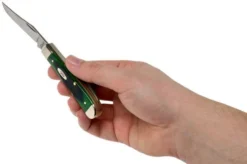 Case Mini Trapper Hunter Green Bone, Sawcut, 27662, 6207 SS Pocket Knife -Victorinox Store CE27662 05 case 1