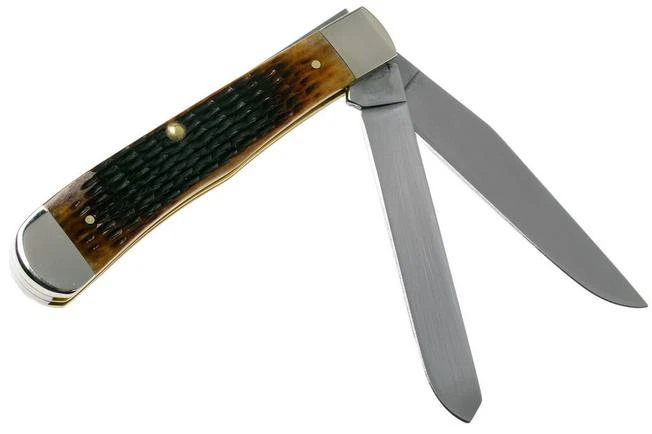 Case Trapper Antique Bone, Rogers Jig Shot Show Special 27899, 6254 SS Pocket Knife 2 Case Trapper Antique Bone, Rogers Jig Shot Show Special 27899, 6254 SS Pocket Knife - Image 2