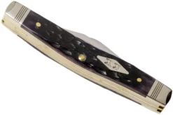 Case Medium Stockman Purple Bone, Standard Jig, 31622, 6344 SS Pocket Knife -Victorinox Store CE31622 04 case knives