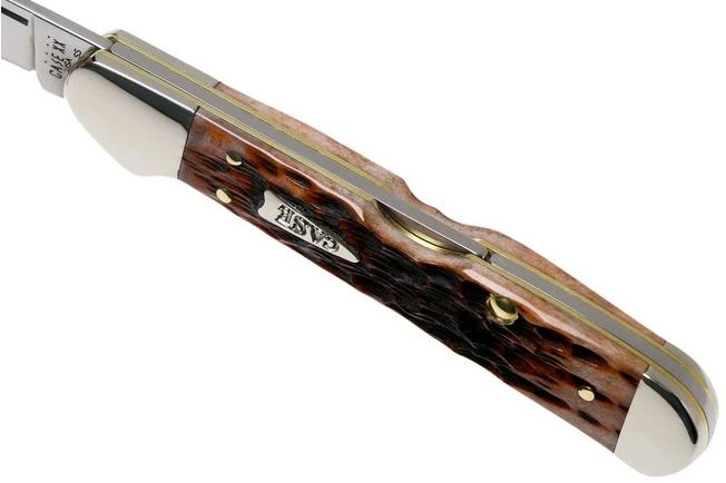 Case Mini Copperlock Brown Bone, Peach Seed Jig, 42655, 61749L SS Pocket Knife 5 Case Mini Copperlock Brown Bone, Peach Seed Jig, 42655, 61749L SS Pocket Knife - Image 5