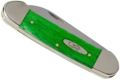 Case Canoe Brilliant Green Bone, Smooth, 52826, 62131 SS Pocket Knife -Victorinox Store CE52826 04 case