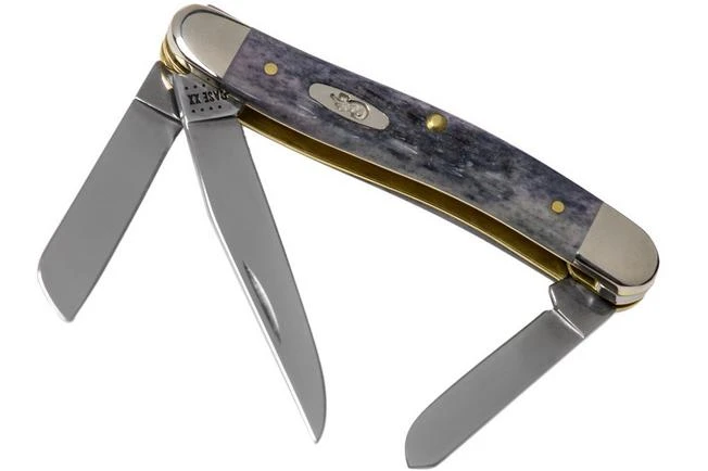 Case Medium Stockman Pocket Worn Grey Bone, Crandall Jig, 58413, 6318 CV Pocket Knife 1 Case Medium Stockman Pocket Worn Grey Bone, Crandall Jig, 58413, 6318 CV Pocket Knife