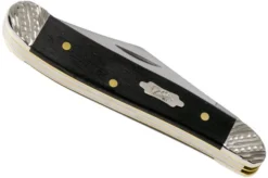 Case Peanut Ebony Wood, Worked Bolsters, 59674, 7220 SS Pocket Knife 8 Case Peanut Ebony Wood, Worked Bolsters, 59674, 7220 SS Pocket Knife -Victorinox Store CE59674 04 case