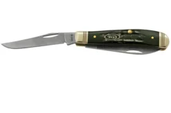 Case Mini Trapper Buffalo Horn 65093, S35VN Pocket Knife