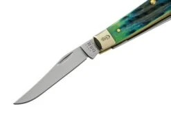 Case Jig Mini Trapper, Hunter Green Bone, Deep Canyon, 75834, 6207 SS, Pocket Knife -Victorinox Store CE75834 03 case
