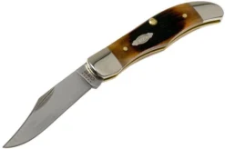 Case Pocket Hunter Dark Molasses Bone, Sawcut, 83142, 61165 SS Pocket Knife -Victorinox Store CE83142 03 case