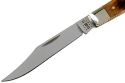 Case Slimline Trapper Dark Molasses Bone, Sawcut, 83146, 61048 SS Pocket Knife -Victorinox Store CE83146 03 case