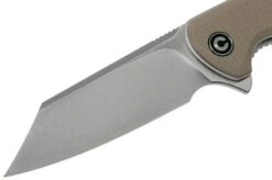 Civivi Brigand C909B Desert Tan Pocket Knife -Victorinox Store CIC909B 03 civivi