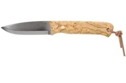 Casström Woodsman Knife Curly Birch, K720 Scandi Grind 10824 With Firesteel