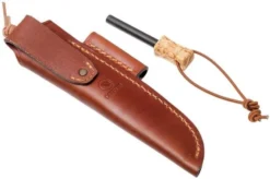 Casström Woodsman Knife Curly Birch, K720 Scandi Grind 10824 With Firesteel -Victorinox Store CM10824 08 casstrom cm10824 08