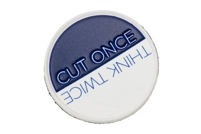 Chris Reeve Patch PVC, Think Twice Cut Once CRK-2003 2 Chris Reeve Patch PVC, Think Twice Cut Once CRK-2003 - Image 2