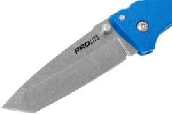 Cold Steel Pro Lite 20NSTLU Tanto Blue Pocket Knife, Andrew Demko Design -Victorinox Store CS20NSTLU 03 cold steel