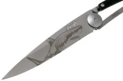 Deejo Tattoo 37g, Ebony Wood, Shark 1CB000064 Pocket Knife -Victorinox Store DJ1CB000064 03 deejo