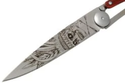 Deejo Tattoo 37g, Coralwood, Lucky Skull 1CB041 Pocket Knife -Victorinox Store DJ1CB041 03 deejo