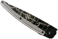 Deejo Tattoo Gold Black 37g, White Gold Gilded, Terra Incognita 1GM000023 Pocket Knife -Victorinox Store DJ1GM000023 04 deejo