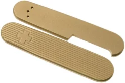 Daily Customs 91.2 Pinstripes Pattern, Brass P10008999 Victorinox Scales