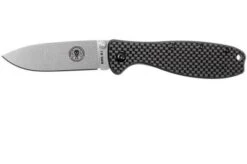 ESEE Knives Zancudo D2 Carbon Fiber-Stonewashed, BRKR2CF Pocket Knife