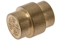 Flytanium Paramilitary 2 & 3 Lanyard Hole Stopper Crosshair, Brass