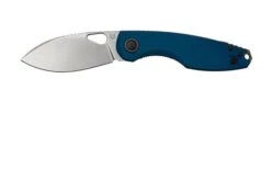 Fox Chilin FX-530-ALBL Stonewashed N690, Blue Aluminum Pocket Knife, Jesper Voxnaes Design