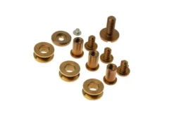 Rick Hinderer XM18 3.5" Skinny Slicer Complete Stonewashed Bronze Hardware Kit