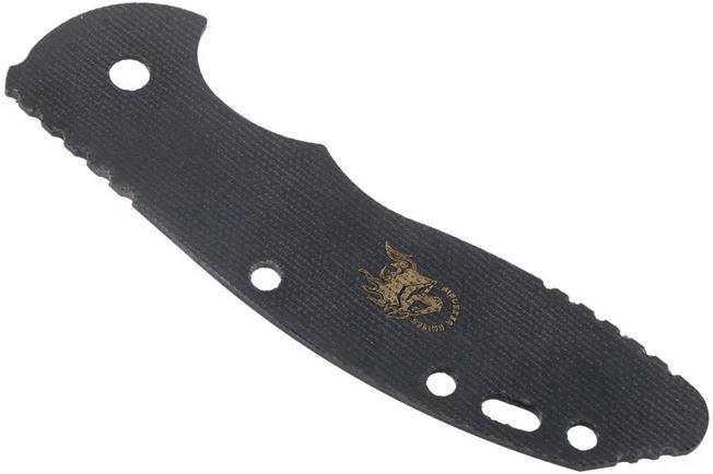 Rick Hinderer XM-18 3,5” Scale Smooth Black Micarta 2 Rick Hinderer XM-18 3,5” Scale Smooth Black Micarta - Image 2