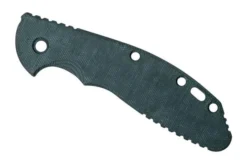 Rick Hinderer XM24 Scale, Smooth Black Canvas Micarta