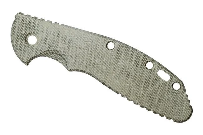 Rick Hinderer XM24 Scale, Smooth OD Green Canvas Micarta 1 Rick Hinderer XM24 Scale, Smooth OD Green Canvas Micarta