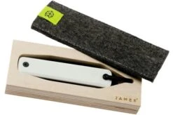 The James Brand Ellis, White G10 + Black Pocket Knife -Victorinox Store JAKELLG10W 07 the james brand