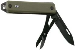 The James Brand Ellis Scissors, Black, OD Green, G10 Pocket Knife