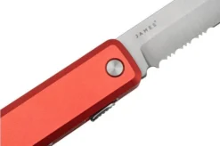 The James Brand The Ellis Scissors, Coral, Aluminum Serrated, Pocket Knife -Victorinox Store JAKN119189 01 04 jamesbrand