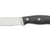 J.E. Made Semi Skinner Black Micarta Hunting Knife