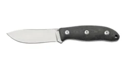 J.E. Made Semi Skinner Black Micarta Hunting Knife