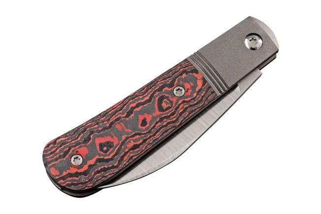 Jack Wolf Laid Back Jack LAIDB-02-FCLV Fat Carbon Lava Flow, Slipjoint Pocket Knife 4 Jack Wolf Laid Back Jack LAIDB-02-FCLV Fat Carbon Lava Flow, Slipjoint Pocket Knife - Image 4