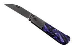 Jack Wolf Laid Back Jack LAIDB-02-KIR-PUR Kirinite Purple Wave, Slipjoint Pocket Knife