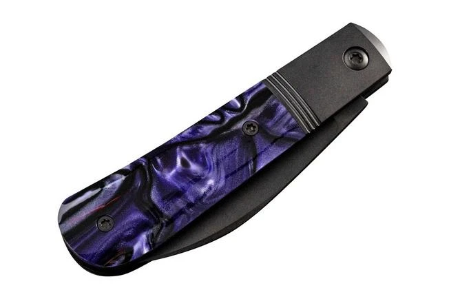 Jack Wolf Laid Back Jack LAIDB-02-KIR-PUR Kirinite Purple Wave, Slipjoint Pocket Knife 4 Jack Wolf Laid Back Jack LAIDB-02-KIR-PUR Kirinite Purple Wave, Slipjoint Pocket Knife - Image 4