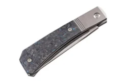 Jack Wolf Pioneer Jack PIONE-01-DM-BL Fat Carbon Dark Matter Blue, Slipjoint Pocket Knife -Victorinox Store JW PIONE 01 DM BL 04 jackwolf