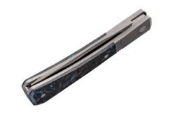 Jack Wolf Pioneer Jack PIONE-01-DM-BL Fat Carbon Dark Matter Blue, Slipjoint Pocket Knife -Victorinox Store JW PIONE 01 DM BL 05 jackwolf