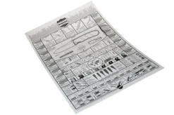 KNAFS Knife Chart: A Modern Guide To Knives Poster, Rolled