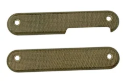 MKM Malga 6 Green Canvas Micarta Scales