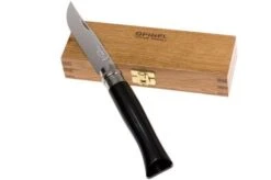 Opinel Pocket Knife No. 8 Luxury Range, Stainless Steel, Buffalo Horn -Victorinox Store OP000980 08 opinel op000980 08