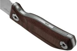 Real Steel CVX-80 Red Micarta 3564 Convex Bushcraft Knife, Poltergeist Design -Victorinox Store RL3564 04 realsteel