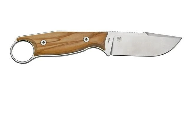 Real Steel Furrier Harpoon Olive Wood 3612W Fixed Knife, Ivan Braginets Design 2 Real Steel Furrier Harpoon Olive Wood 3612W Fixed Knife, Ivan Braginets Design - Image 2