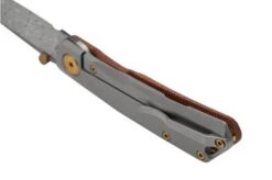 Real Steel Luna Boost Premium, Damascus, Brown Micarta Knivesandtools Exclusive Pocket Knife -Victorinox Store RL7078 04 realsteel