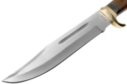 Rough Ryder Stacked Leather Bowie RR2006 Fixed Knife -Victorinox Store RY2006 03 rough ryder