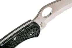 Spyderco Tasman Salt 2 C106SBK2 Pocket Knife -Victorinox Store SPC106SBK2 06 spyderco spc106sbk2 06