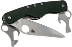 Spyderco Clipitool Standard C208GP Pocket Knife -Victorinox Store SPC208GP 03 spyderco spc208gp 03