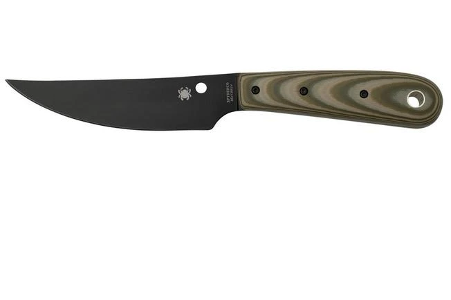 Spyderco Bow River CFB46GPODBK OD Green, Black Fixed Knife, Phil Wilson Design 1 Spyderco Bow River CFB46GPODBK OD Green, Black Fixed Knife, Phil Wilson Design