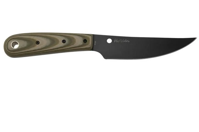 Spyderco Bow River CFB46GPODBK OD Green, Black Fixed Knife, Phil Wilson Design 2 Spyderco Bow River CFB46GPODBK OD Green, Black Fixed Knife, Phil Wilson Design - Image 2